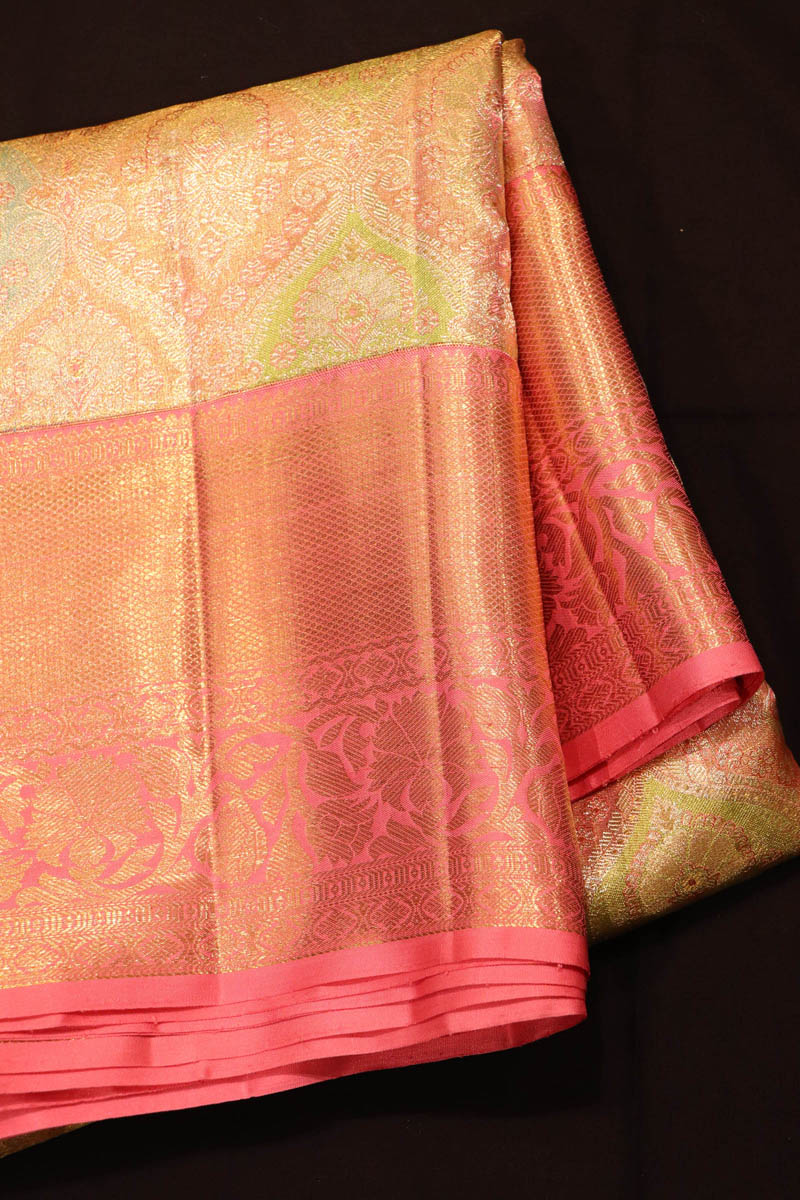 Contemporary Bridal Tissue Kanjeevaram Silk Saree AI209675